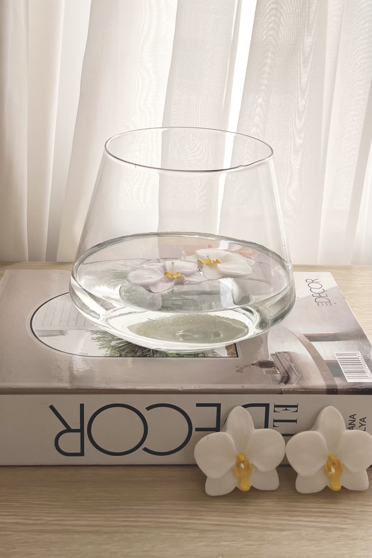 شمع شناور مدل ارکیده