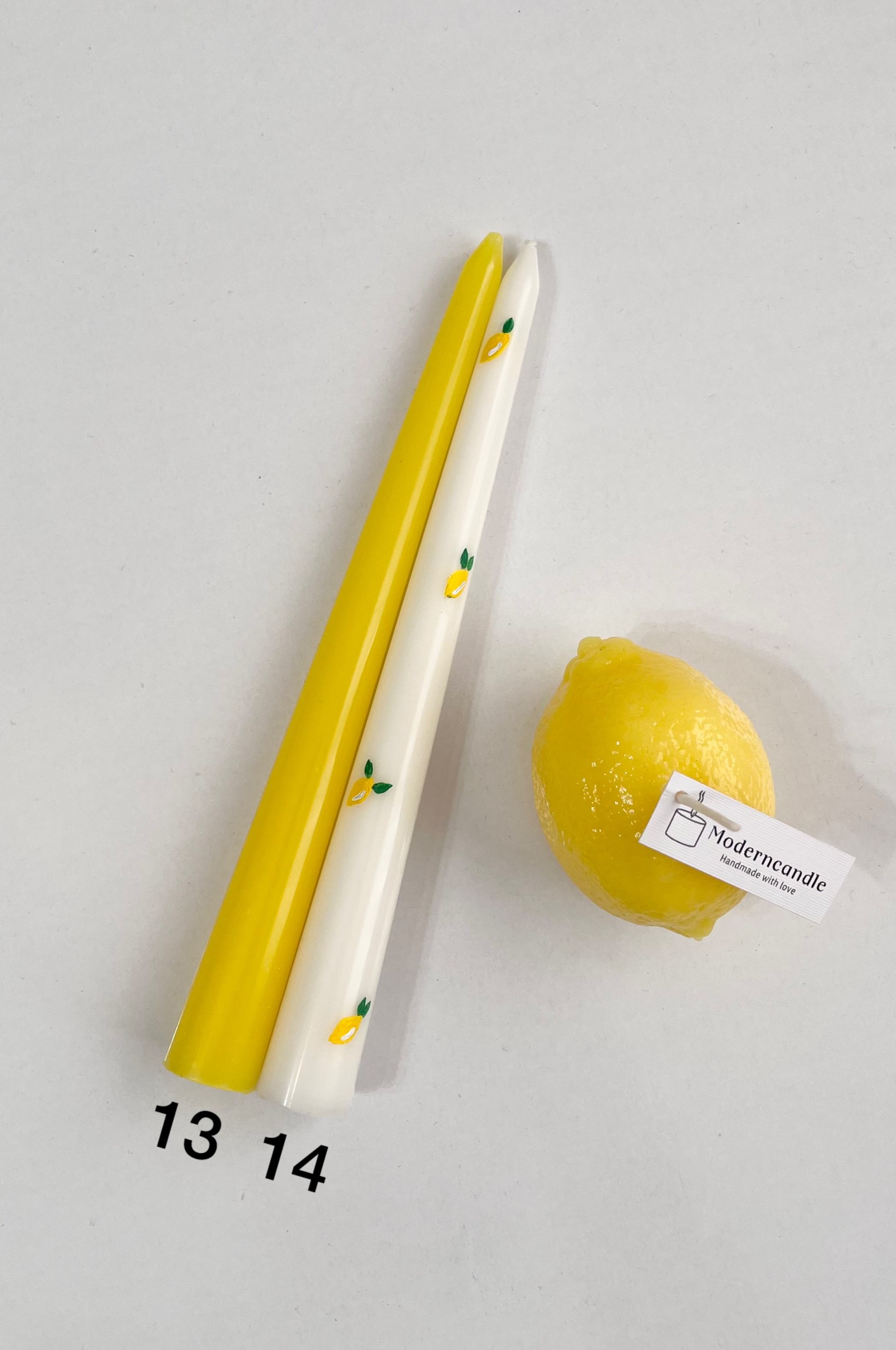 شمع قلمی طرح لیمو