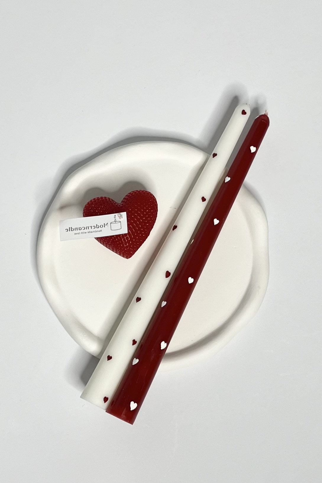 شمع قلمی طرح قلب