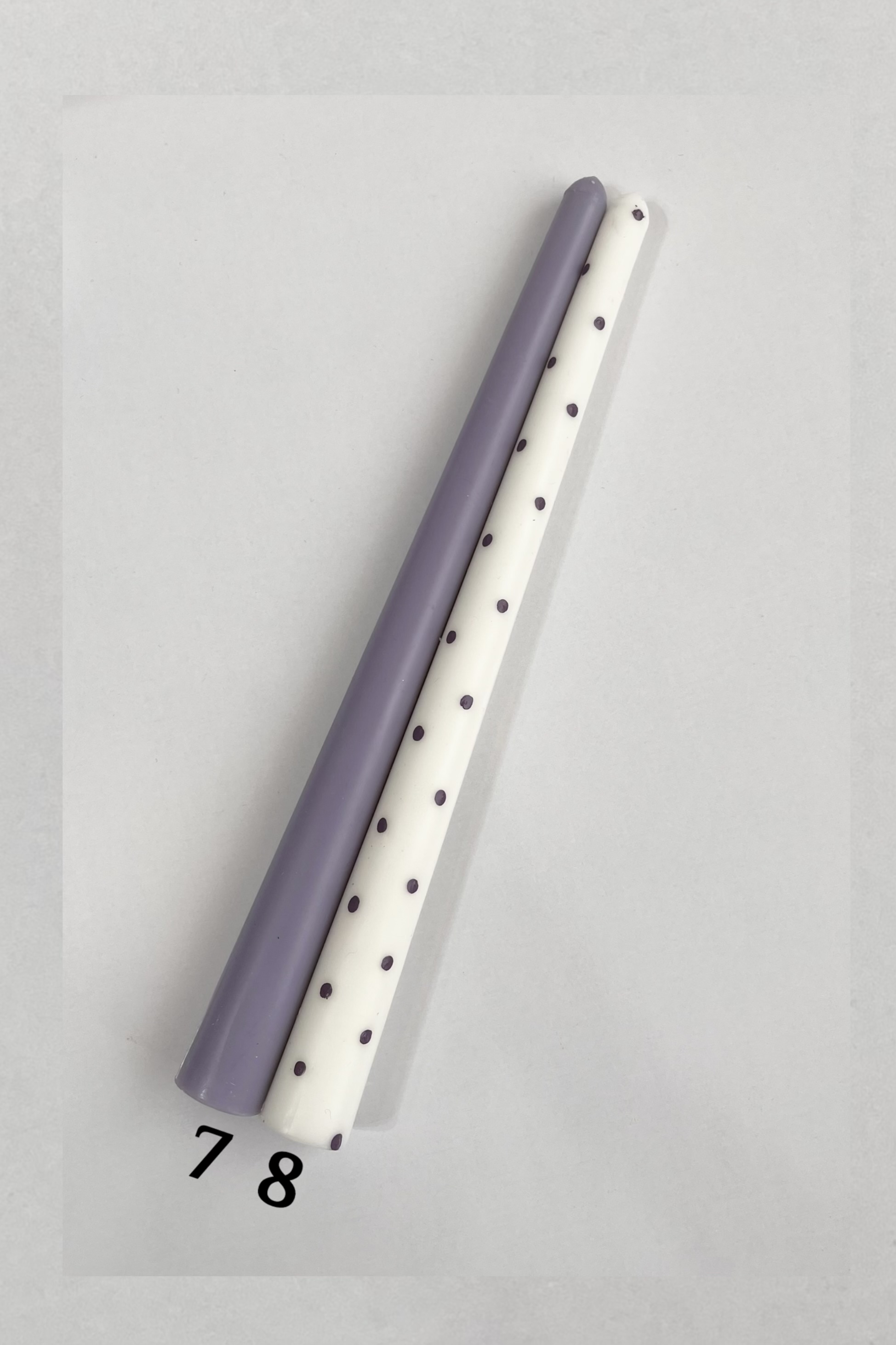 شمع قلمی طرح خالدار