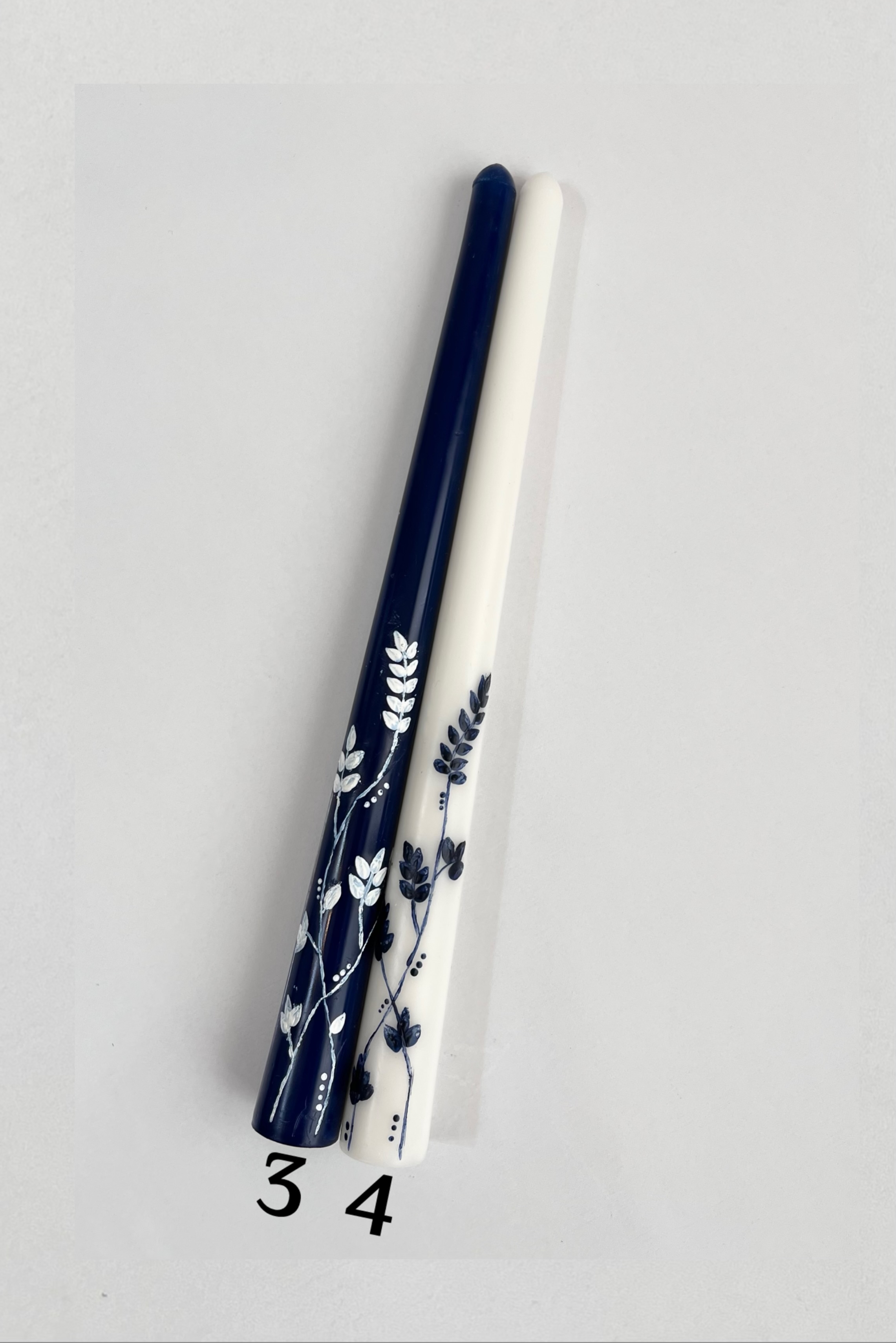 شمع قلمی طرح باغ