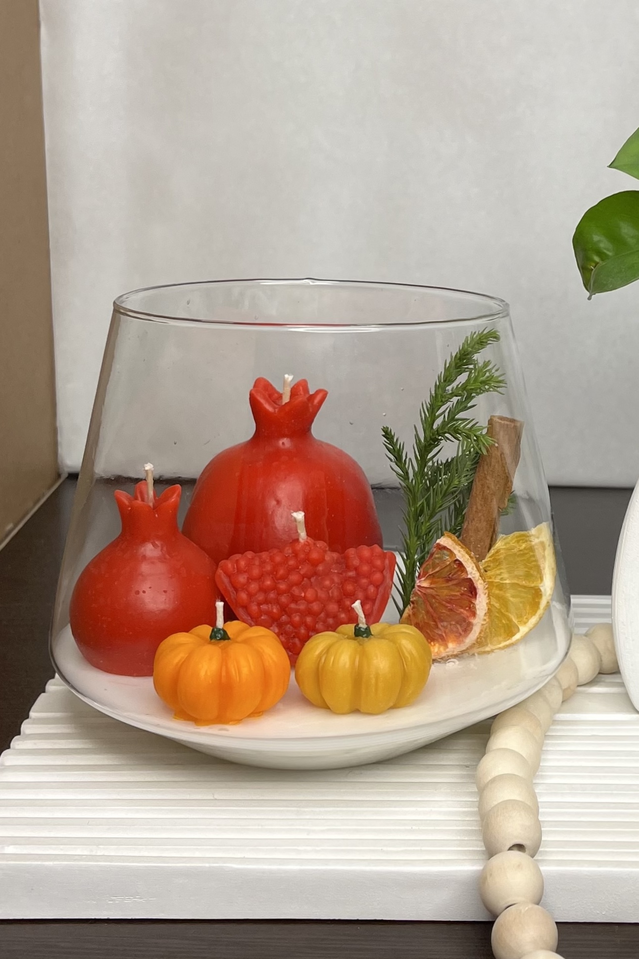 شمع یلدا مدل انار